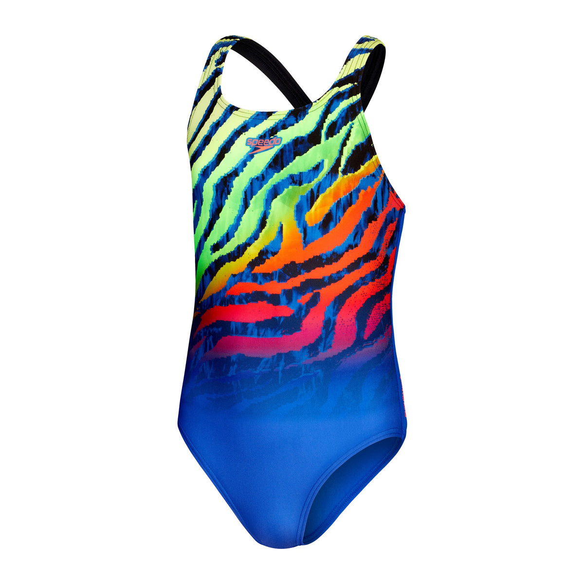 Speedo Digital Allover Medalist Junior Swimsuit- 8-12377H032
