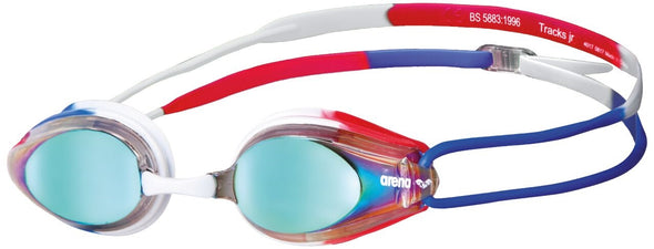 Arena Junior Tracks Mirror Swimming Goggles