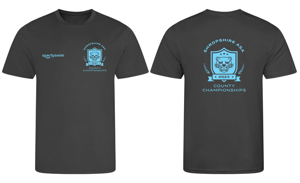 Shropshire ASA County Championships 2023 Merchandise T-Shirt