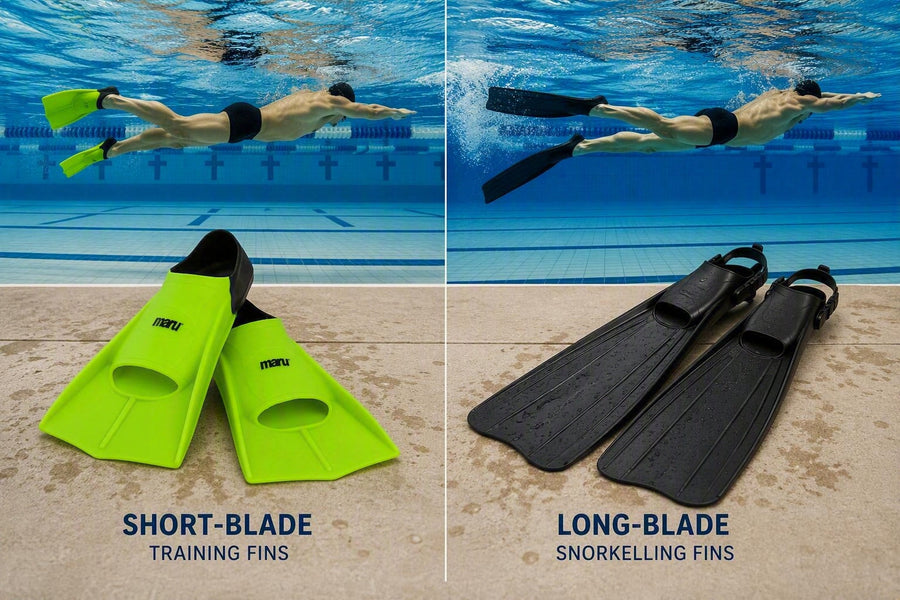 Short-Blade vs Long-Blade Swimming Fins: Which Are Best for Training?