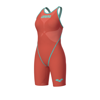 Arena Carbon Glide Female Special Edition Sunset Coral Racesuit