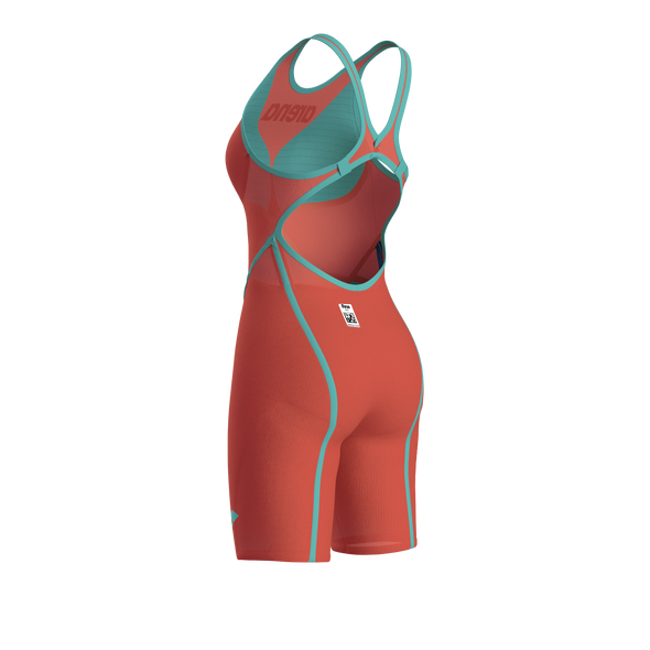 Arena Carbon Glide Female Special Edition Sunset Coral Racesuit