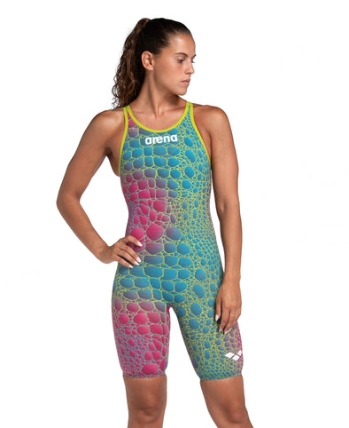 Arena Carbon Air2 FBSLO Caimano Aurora Special Edition Womens Performance Swimsuit