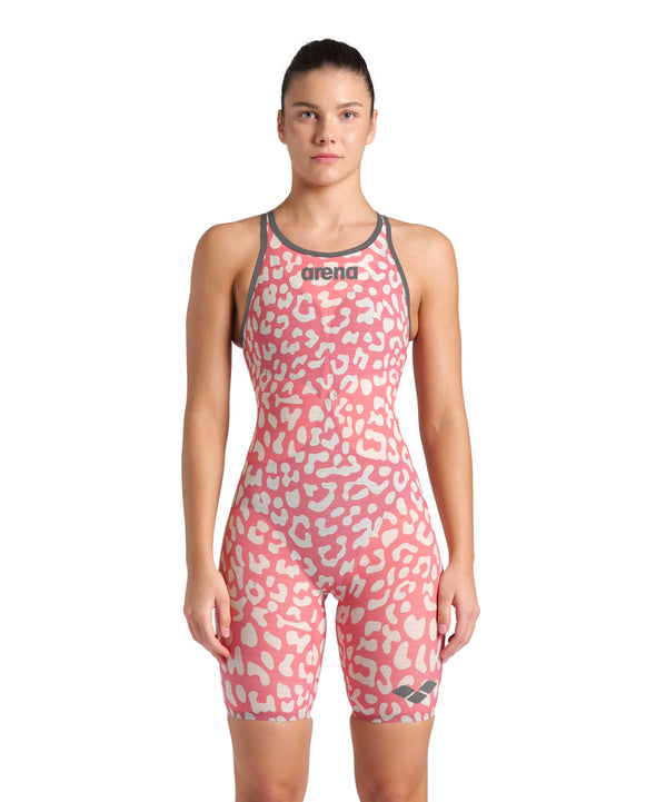 Arena Carbon Air2 FBSLO Leopard Special Edition Womens Performance Swimsuit