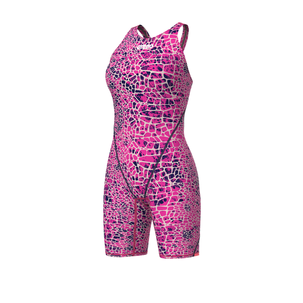 Arena Women's Powerskin ST Next Snakeskin Pink Open Back Limited Edition