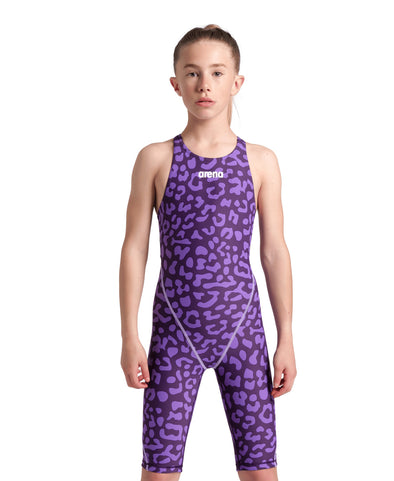 Arena Girls' Powerskin ST Next Leopard Limited Edition