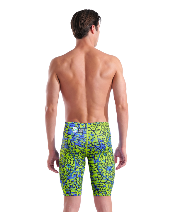 Arena Mens Powerskin ST NEXT Snakeskin Green Limited Edition Jammer