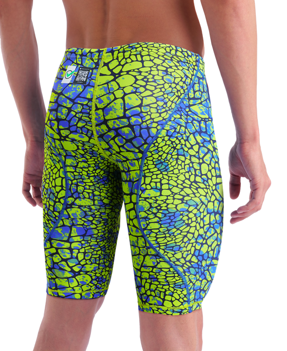 Arena Mens Powerskin ST NEXT Snakeskin Green Limited Edition Jammer