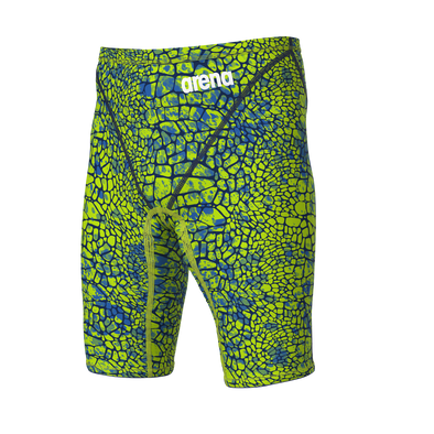 Arena Mens Powerskin ST NEXT Snakeskin Green Limited Edition Jammer