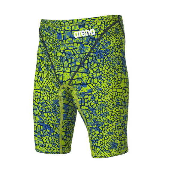 Arena Mens Powerskin ST NEXT Snakeskin Green Limited Edition Jammer