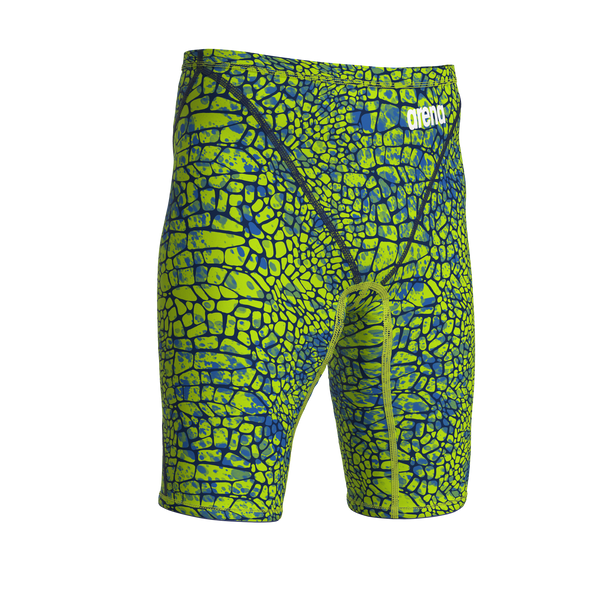 Arena Mens Powerskin ST NEXT Snakeskin Green Limited Edition Jammer