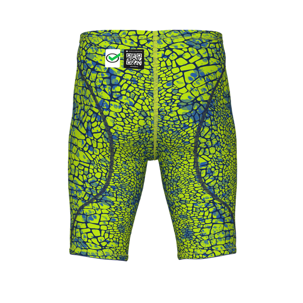 Arena Mens Powerskin ST NEXT Snakeskin Green Limited Edition Jammer