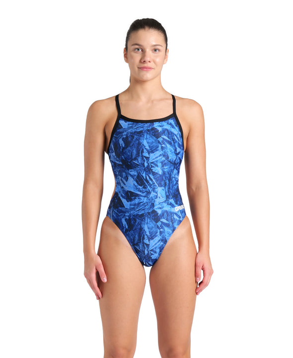 Arena Womens Crackle Challenge Back One Piece