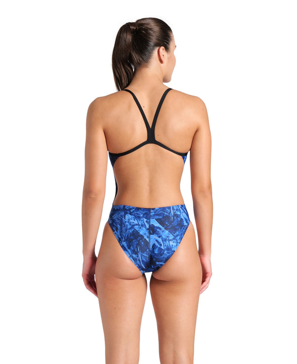 Arena Womens Crackle Challenge Back One Piece