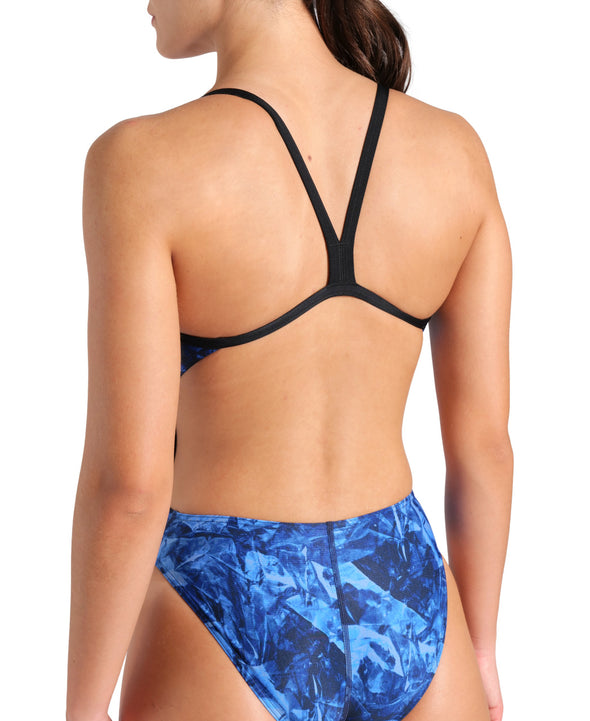 Arena Womens Crackle Challenge Back One Piece