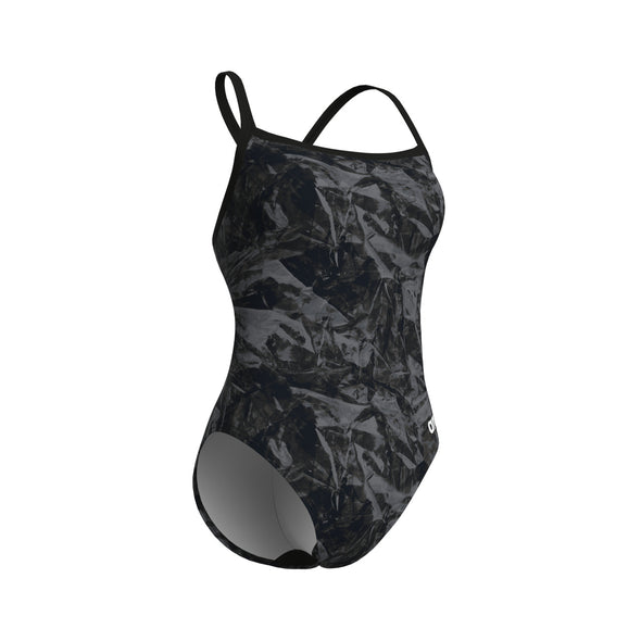 Arena Womens Crackle Challenge Back One Piece