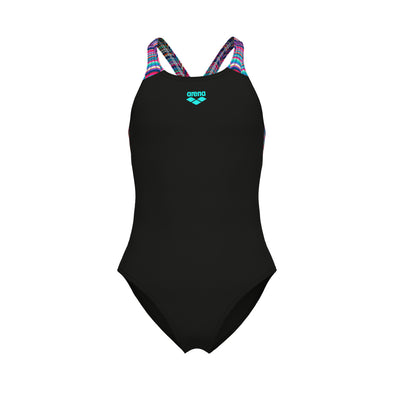 Arena Junior Ondulation V Back One Piece Swimsuit