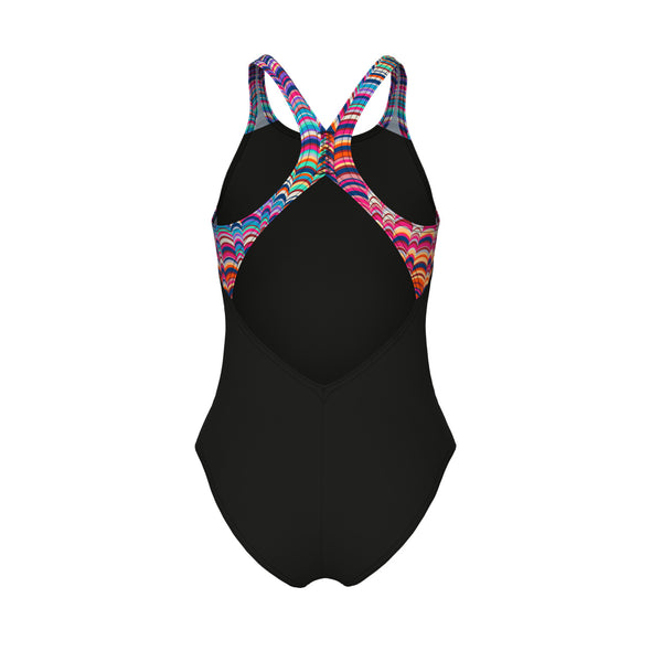 Arena Junior Ondulation V Back One Piece Swimsuit