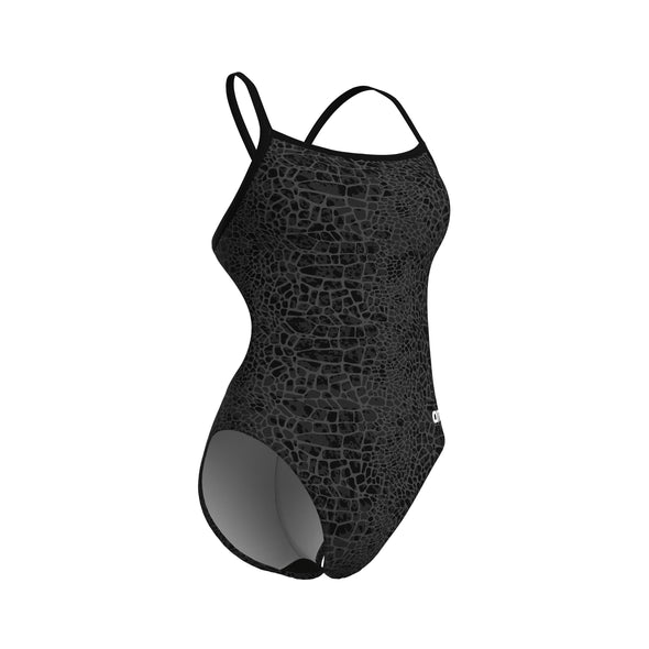 Arena Womens Snakeskin Challenge Back One Piece