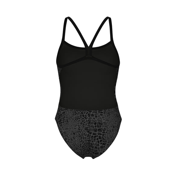 Arena Womens Snakeskin Challenge Back One Piece