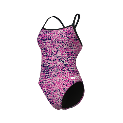 Arena Womens Snakeskin Challenge Back One Piece