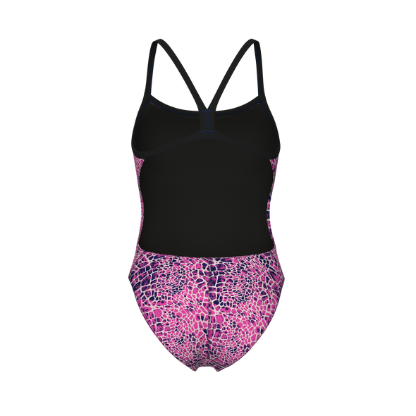 Arena Womens Snakeskin Challenge Back One Piece