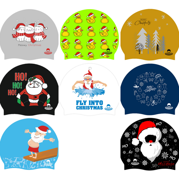 SportySwim Christmas Caps