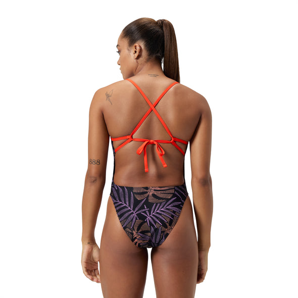 Speedo Allover Digital Tieback Swimsuit