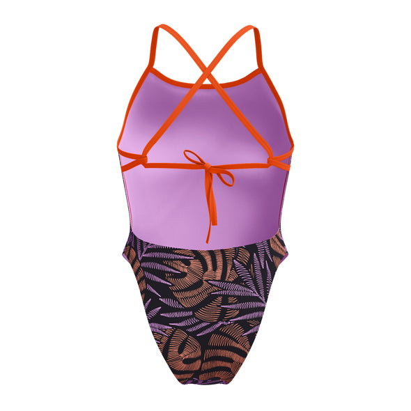 Speedo Allover Digital Tieback Swimsuit