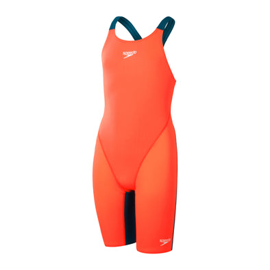 Speedo Fastskin Junior Endurance+ Max Openback Kneeskin - Red/Blue