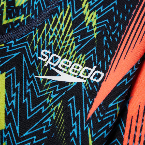 Speedo Junior Boys Printed Endurance+ High Waisted Jammer