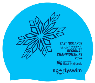 Swim England East Midland Regional Short Course Champs 2024 Merchandise Swimming Cap