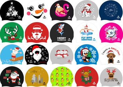 SportySwim Christmas Caps