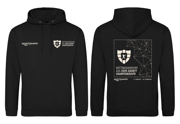 Nottinghamshire ASA County Championships 2026 Merchandise Hoodie