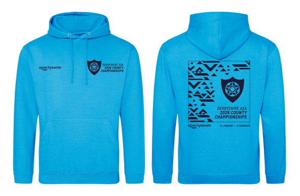 Derbyshire ASA County Championships 2026 Merchandise Hoodie - Pre Order