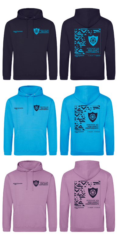 Derbyshire ASA County Championships 2026 Merchandise Hoodie - Pre Order
