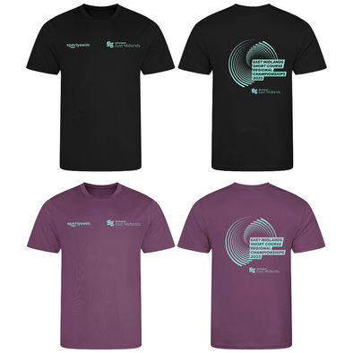Swim England East Midland Short Course Regionals 2023 Merchandise T-Shirt