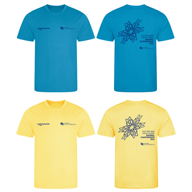 Swim England East Midland Short Course Regionals 2024 Merchandise T-Shirt - Pre-Order