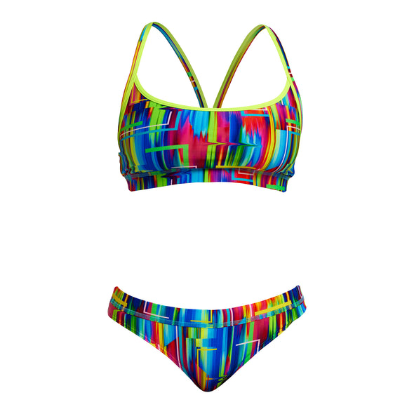 Funkita The Glitch Ladies Sports Top and Brief