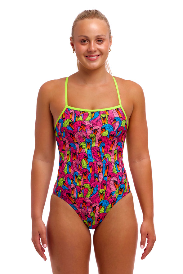 Funkita Swan City Single Strap Ladies One Piece Swimsuit