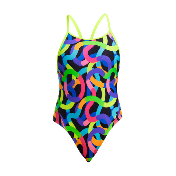 Funkita Got Worms Diamond Back Girls One Piece Swimsuit