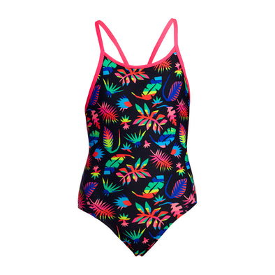 Funkita Lost Leaf Diamond Back Girls One Piece Swimsuit