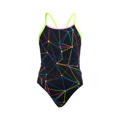 Funkita Star Sign Diamond Back Girls One Piece Swimsuit