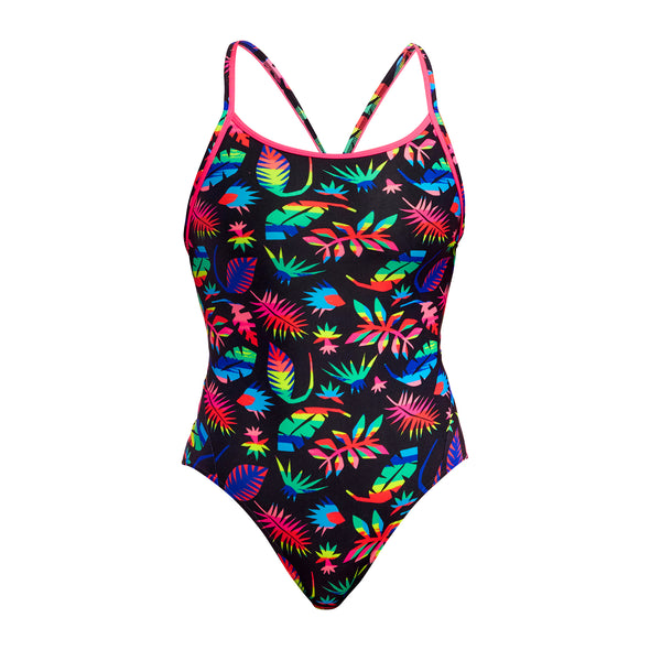 Funkita Lost Leaf Diamond Back Ladies One Piece Swimsuit