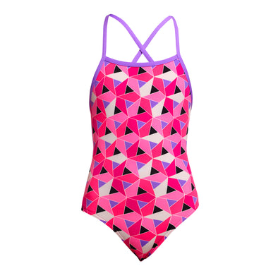 Funkita Ninja Star Strapped In Girls One Piece