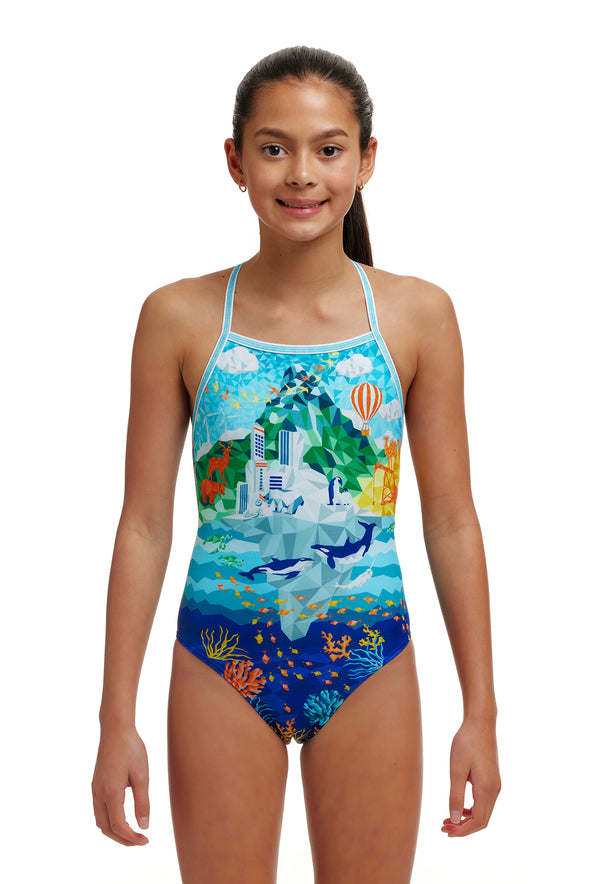 Funkita Wildermess Strapped In Girls One Piece