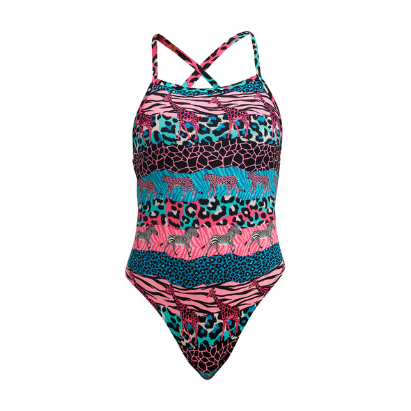Funkita Wild Things Strapped In Girls One Piece