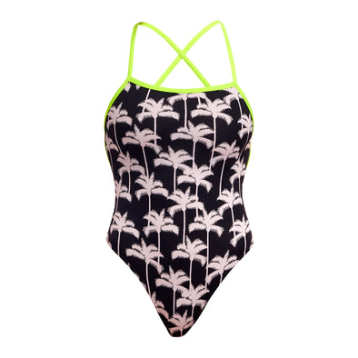 Funkita Palm Night Strapped In Ladies One Piece Swimsuit