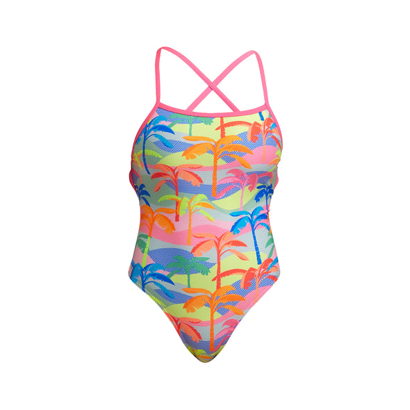 Funkita Poka Palm Strapped In Ladies One Piece