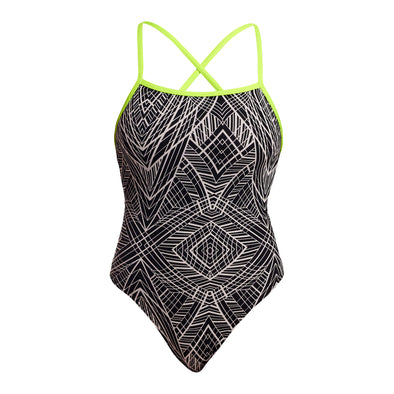 Funkita Space Signals Strapped In Ladies One Piece